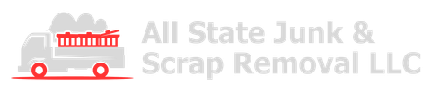 A logo for all state junk and scrap removal llc