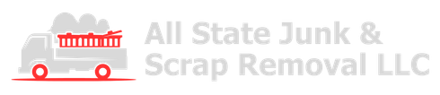 A logo for all state junk and scrap removal llc