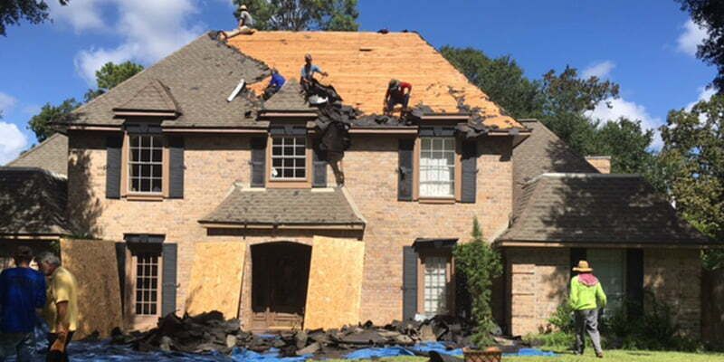 Conroe Residential Roof Replacement In Progress