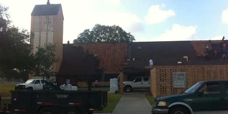 St. James Lutheran Church Re-Roof Front View