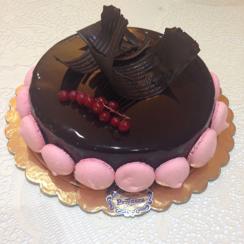 Torta al cioccolato fondente