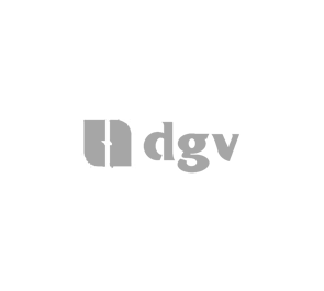 Logo DGV grigio con la lettera 
