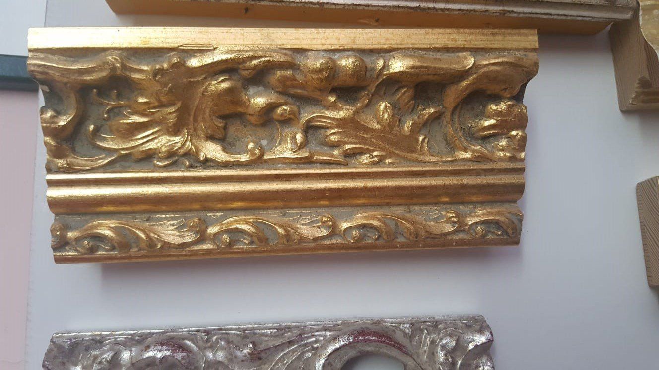 passepartout con ricamo