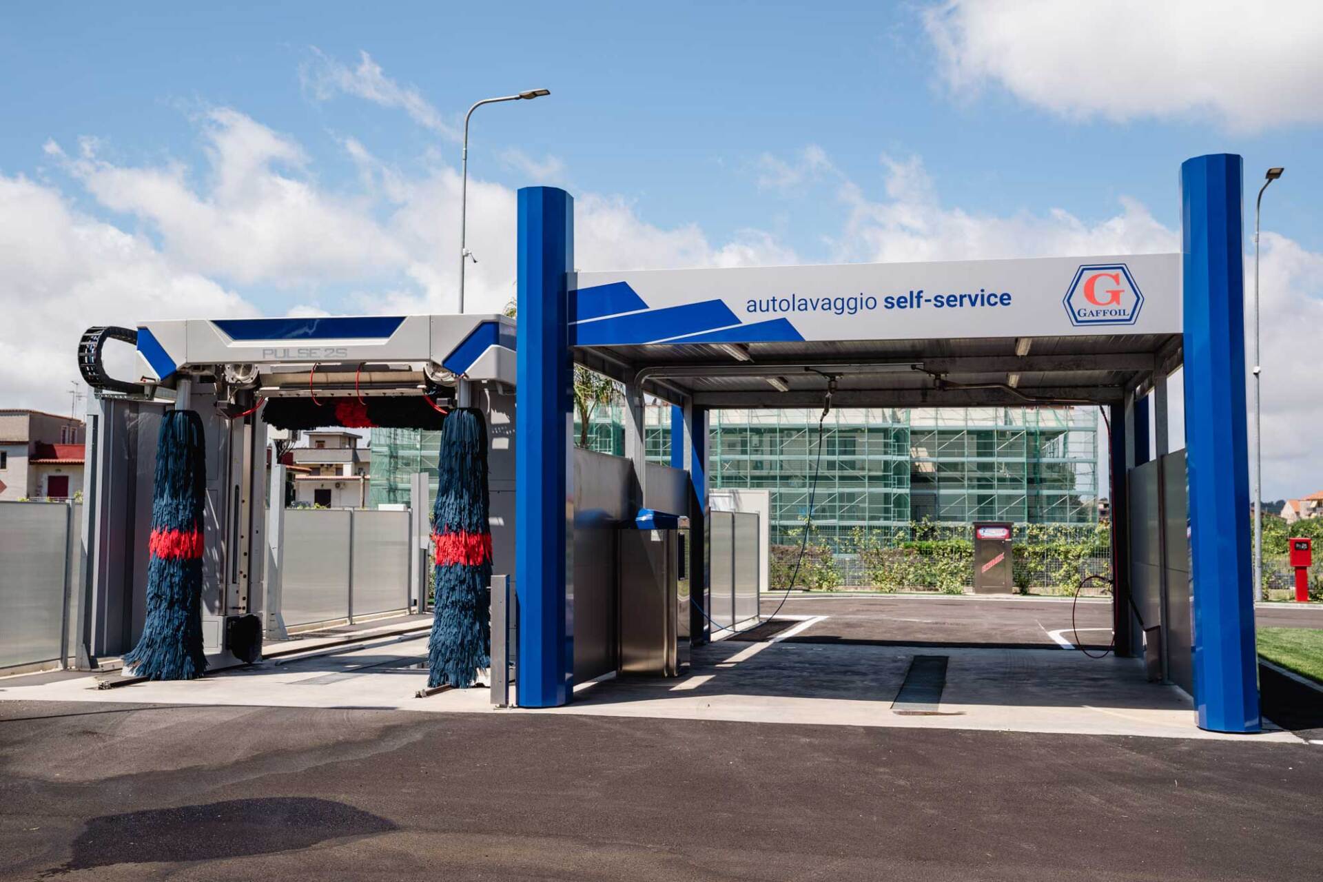 stazione per lavaggio auto