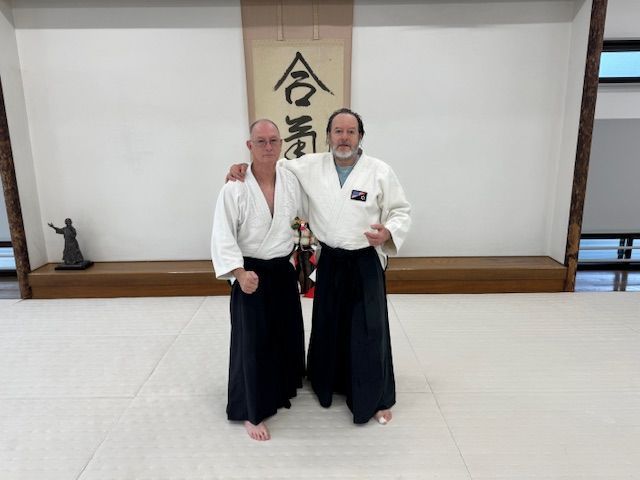 Shihan Michael Moreno and Sensei Bill Hage