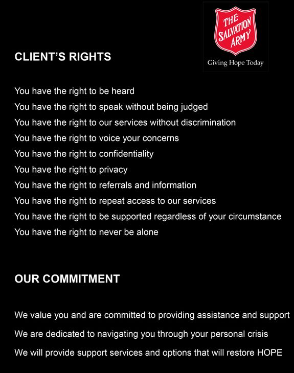Clients Rights