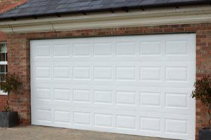 white colour garage door