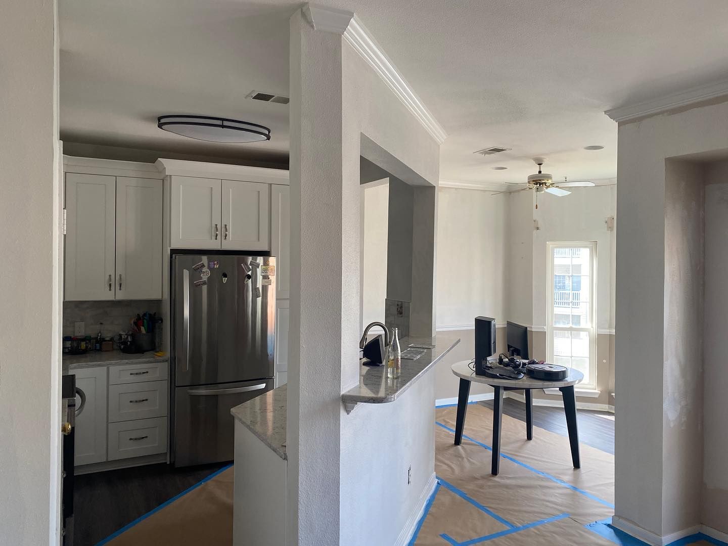 Leesburg VA kitchen remodel before and after — Pro Quality Services