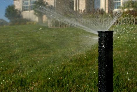 Sprinkler System to Water the Grass — Huntersville, NC — Nightscapes Landscape Lighting & design, Inc.