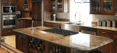 Updated Kitchen Featuring Granite Countertops