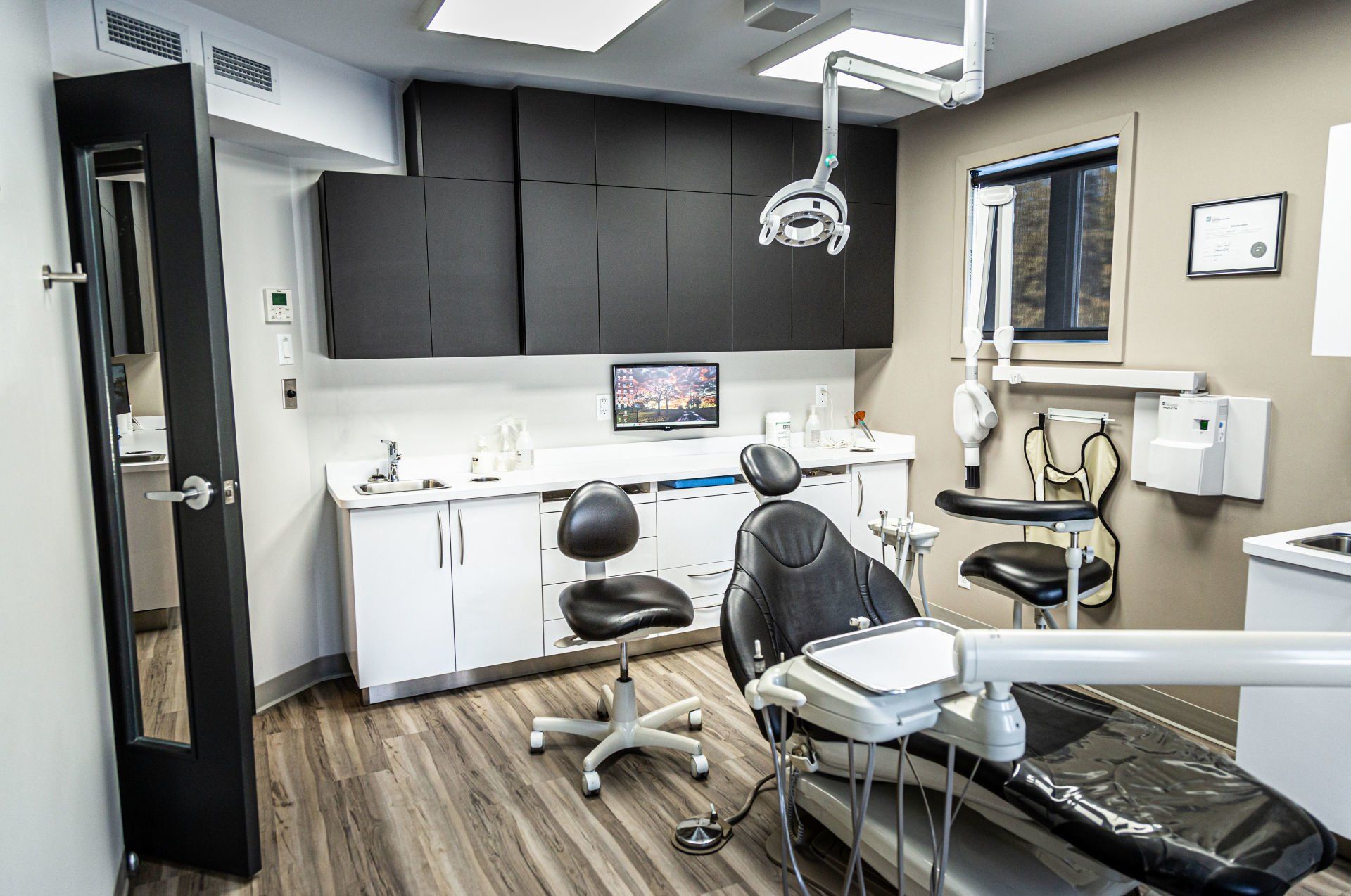 vue panoramique d'une salle d'examen