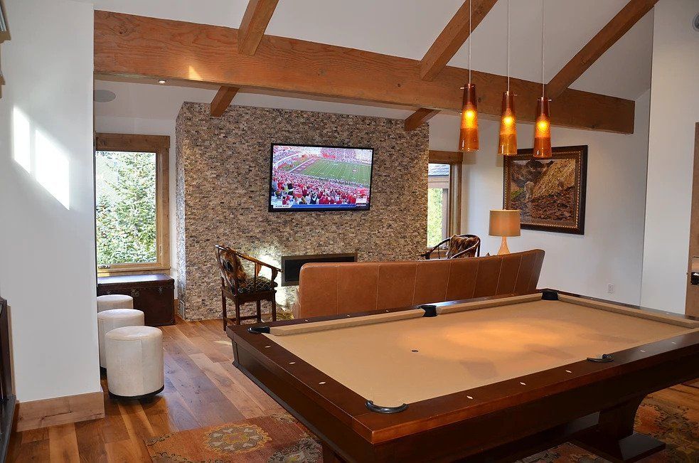 TV in Man Cave — Breckenridge, CO — Audio Video Solutions