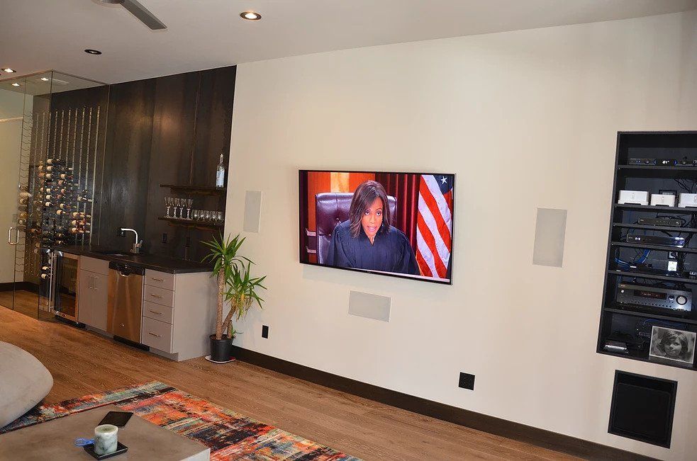 TV Beside Audio Cabinet — Breckenridge, CO — Audio Video Solutions