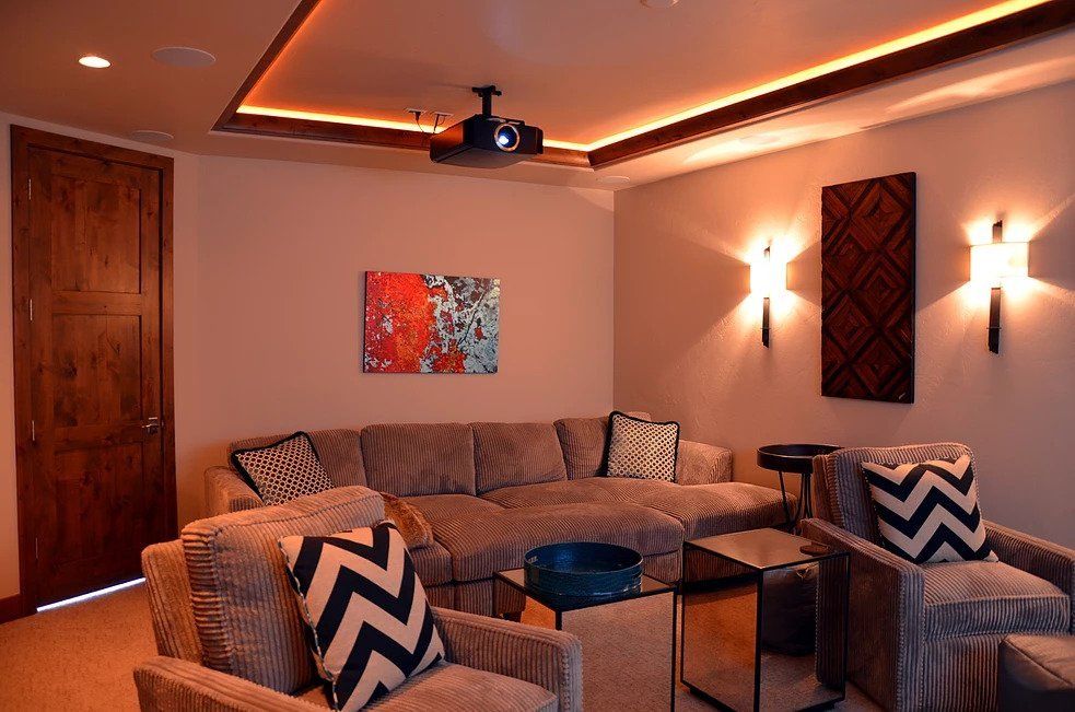 Media Lounge Sofa — Breckenridge, CO — Audio Video Solutions