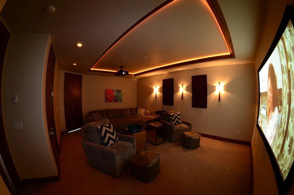 Wide Projector Screen — Breckenridge, CO — Audio Video Solutions