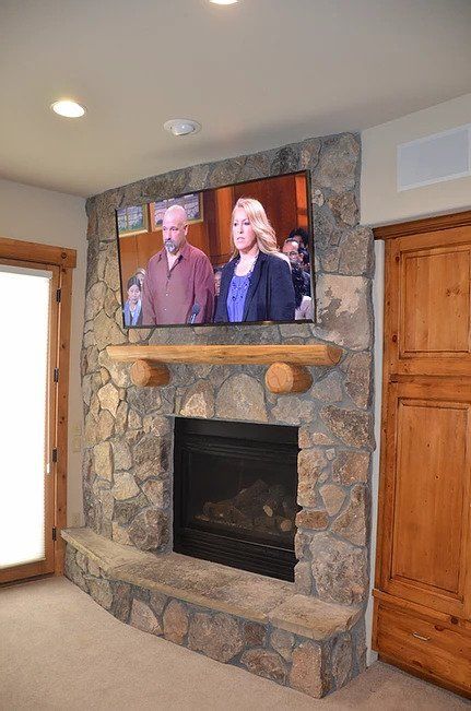 Fireplace TV Stand — Breckenridge, CO — Audio Video Solutions