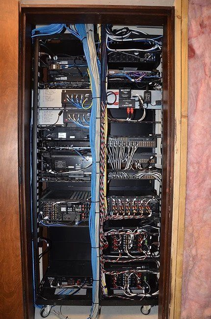 Behind Server Rack — Breckenridge, CO — Audio Video Solutions