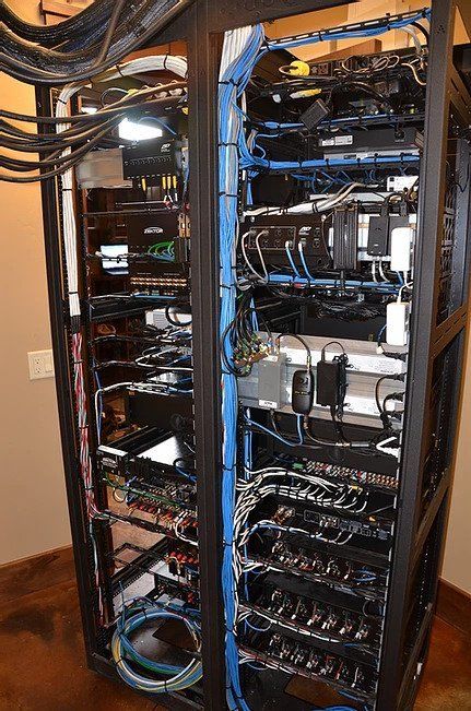 Side View of Server Rack — Breckenridge, CO — Audio Video Solutions