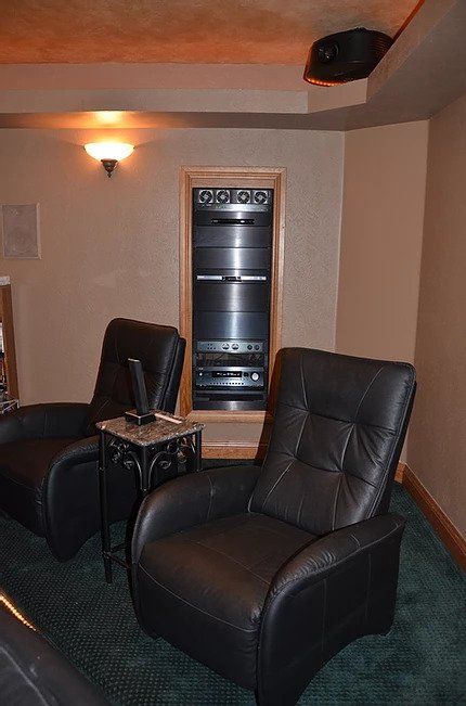 Theater Room Server with Frame — Breckenridge, CO — Audio Video Solutions