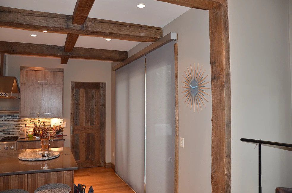 Window Treatment for Sliding Glass Doors — Breckenridge, CO — Audio Video Solutions