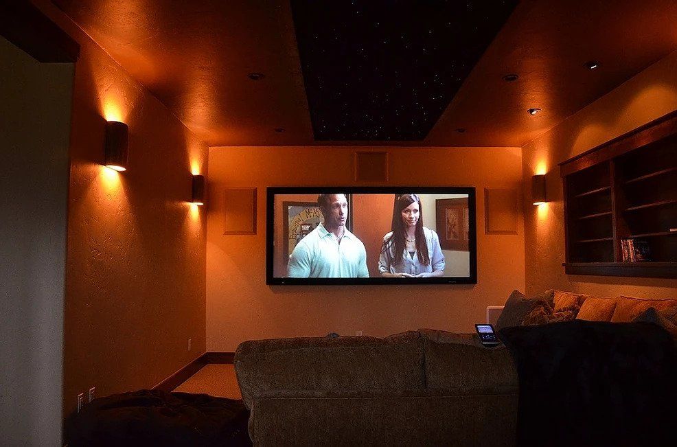 Home Theater with Bookshelf — Breckenridge, CO — Audio Video Solutions