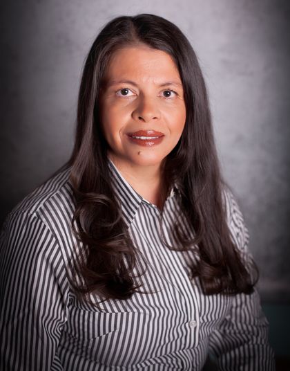 Office manager Juana Johnson