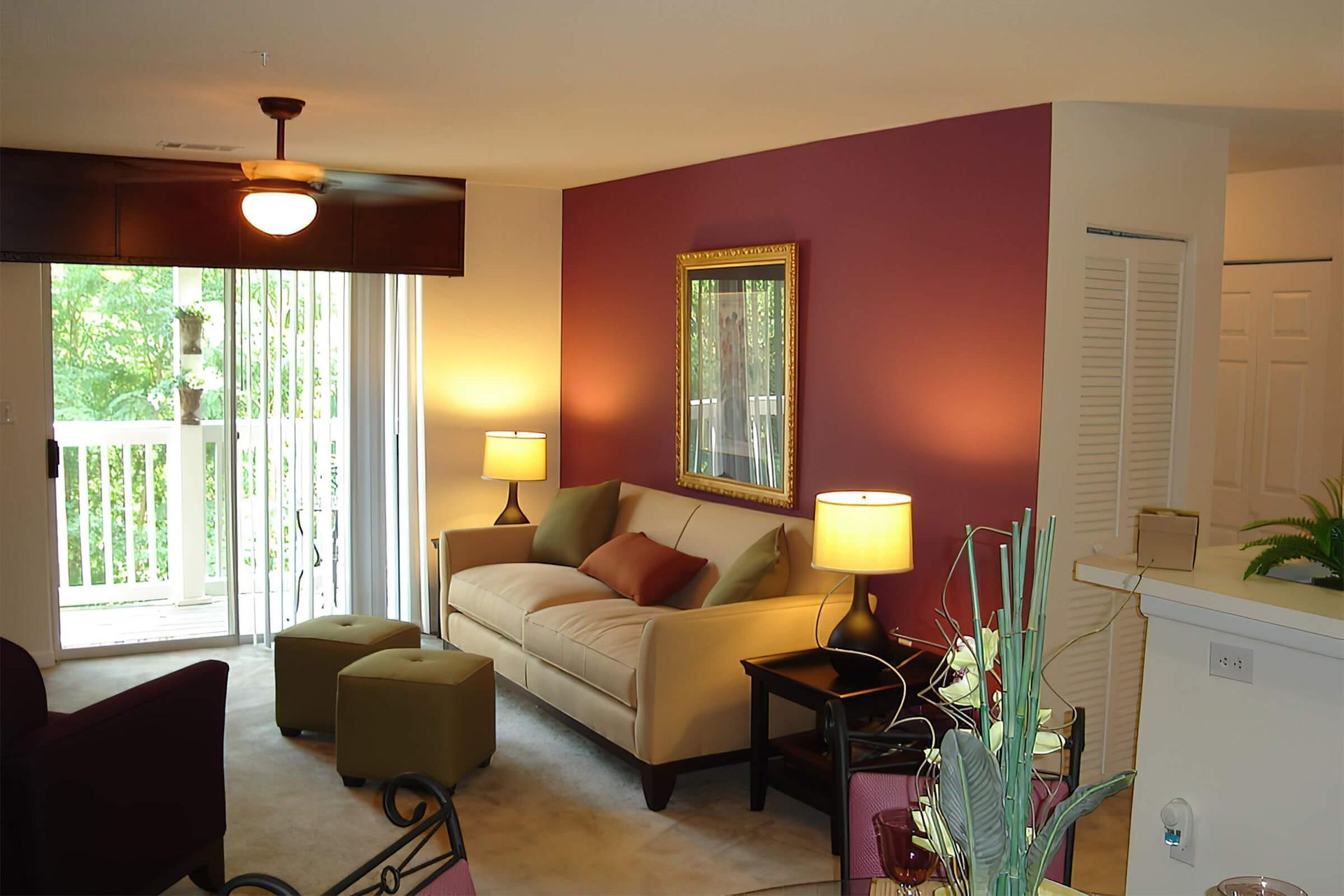 Living room at Broad River Trace.