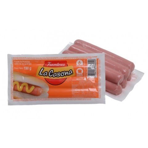 salchichas x 6 la casona