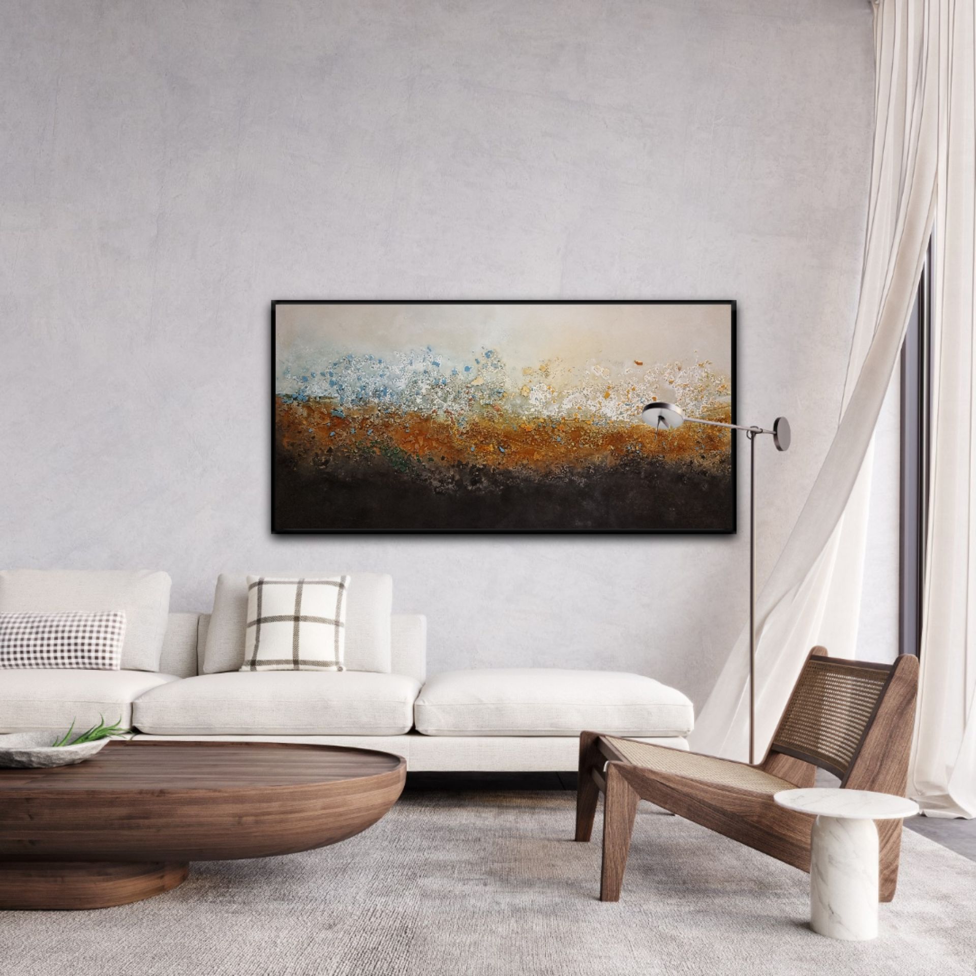 feelings of happiness 140/70 cm - bb-art.ch
Acrylbild abstrakt Mixed Media