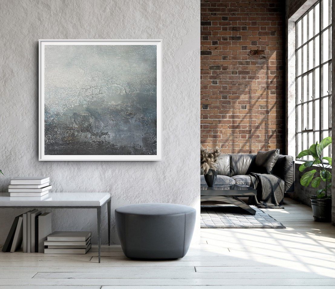 - emotions - 84/84cm - bb-art.ch
Acrylbild abstrakt, Mixed Media, Atelier & Galerie - Brigitte Bieri - Bad Ragaz