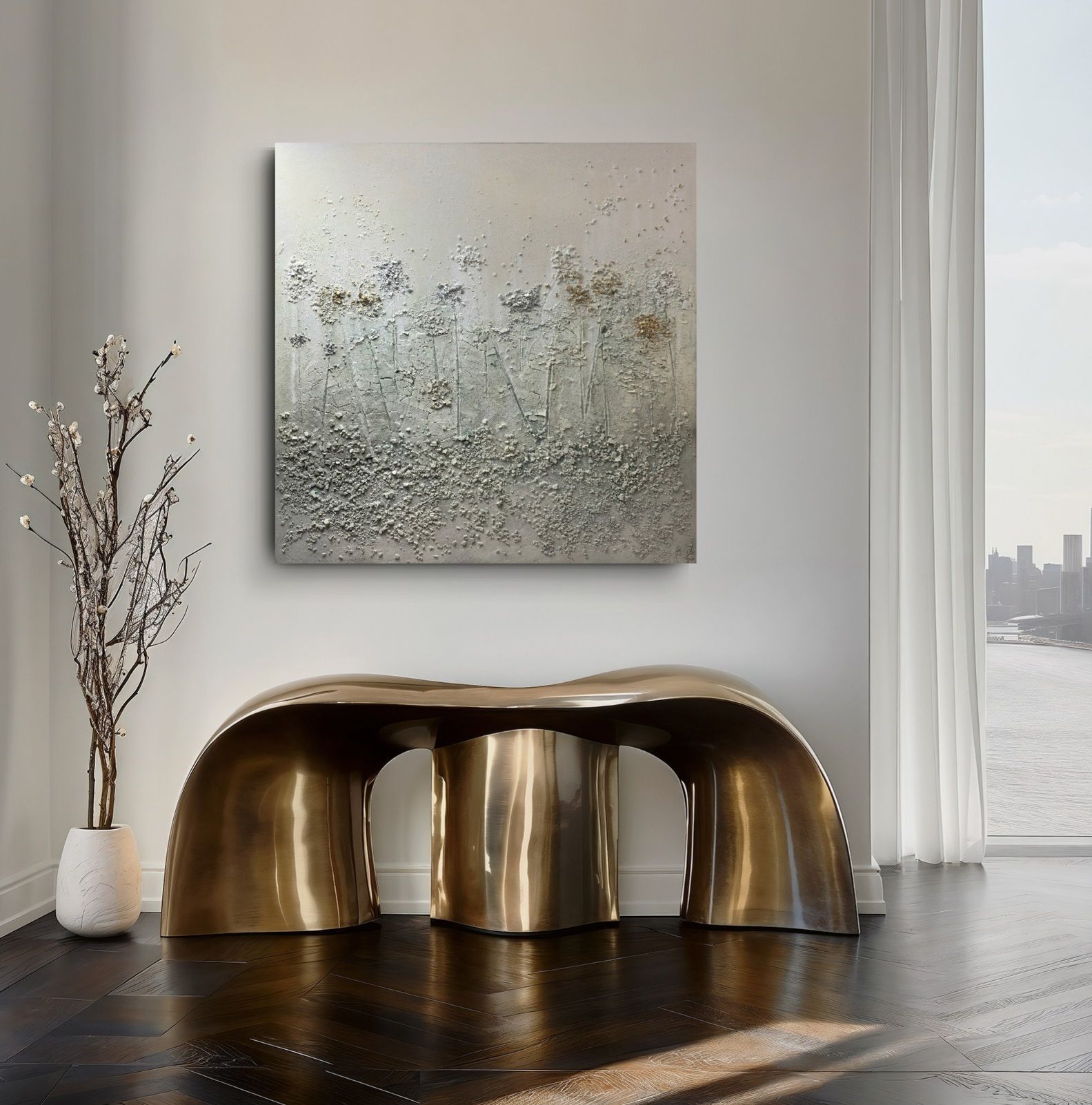 - when it blooms - 100/100cm - bb-art.ch
Acrylbild abstrakt auf Leinwand, Mixed Media, Atelier & Galerie - Brigitte Bieri - Bad Ragaz und Rorschach