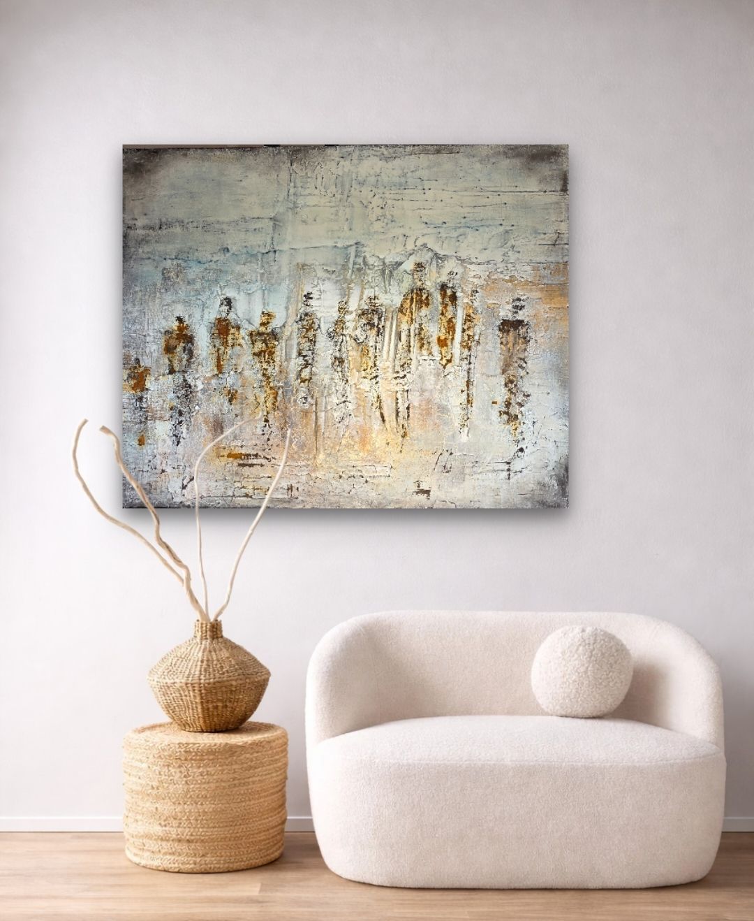 - people - 100/80cm - bb-art.ch
Acrylbild abstrakt auf Leinwand, Mixed Media, Atelier & Galerie - Brigitte Bieri - Bad Ragaz und Rorschach