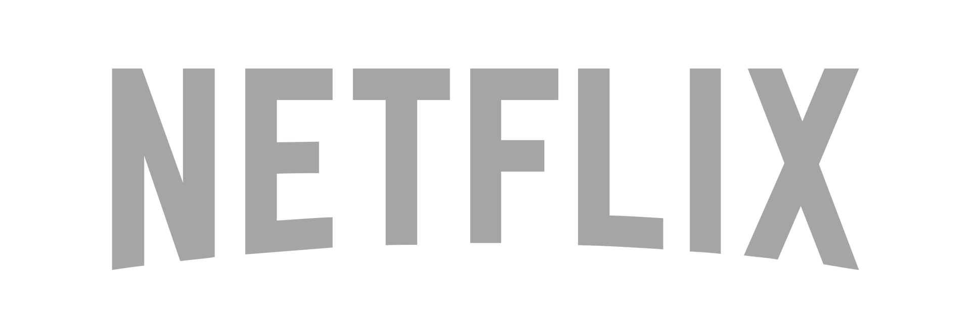 A black and white image of the netflix logo on a white background.