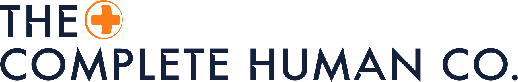 the complete human co. logo on a white background .