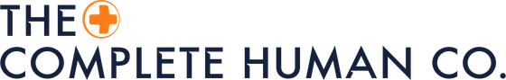 the complete human co. logo on a white background .