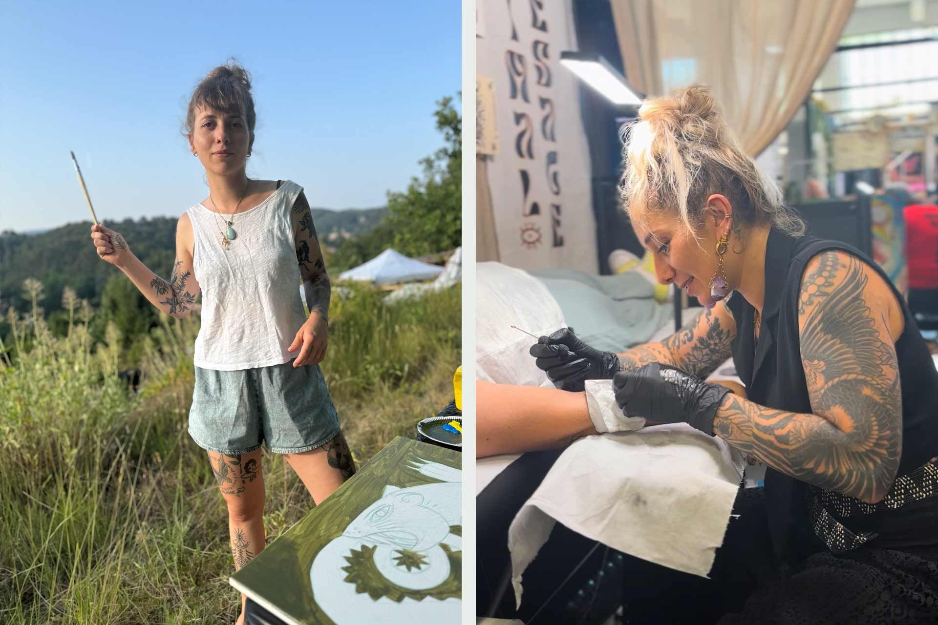 Après Barjols, Laure et Gaëlle rentrent rayonnantes : créativité, rencontres et énergie débordante à