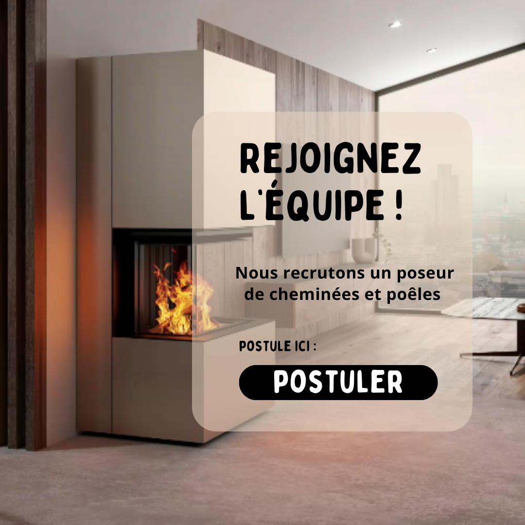 ✨ Nous recrutons ! ✨
Vous êtes passionné par les cheminées et souhaitez rejoindre une équipe dynamique ? Nous cherchons un poseur de cheminée talentueux pour agrandir notre famille. 
 Intéressé(e) ? Envoyez-nous votre CV et lettre de motivation à Langueux@stumoe.fr OU  postuler sur HELLOWORK 
Rejoignez-nous pour chauffer les cœurs et les foyers ! 