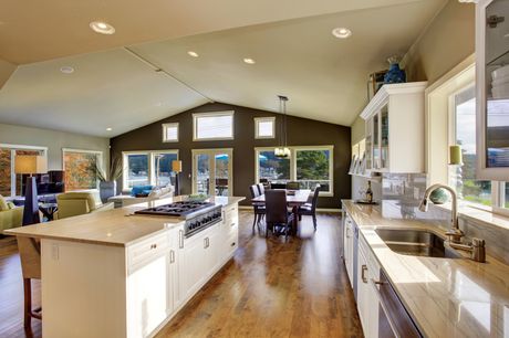 house with kitchen counter