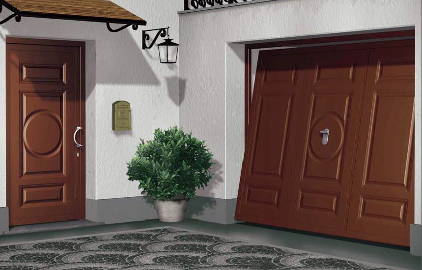 Cancelli con porte basculanti 02