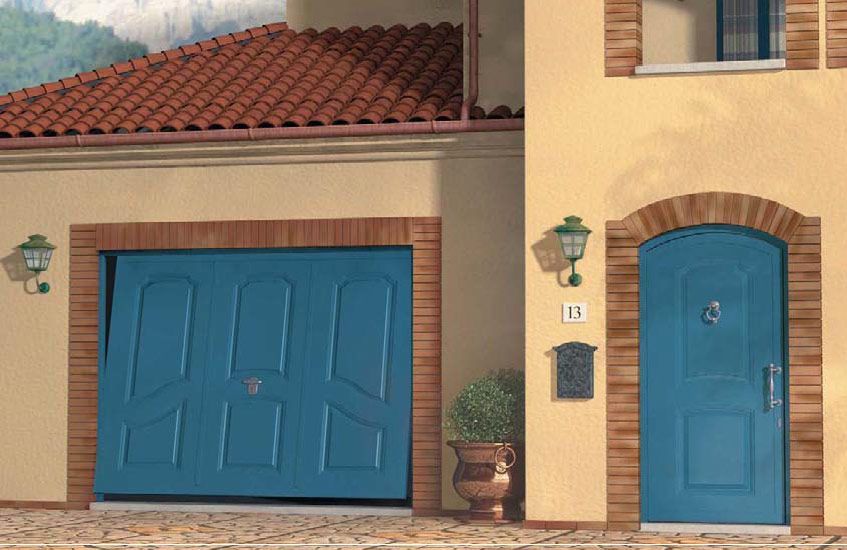 Cancelli con porte basculanti 01