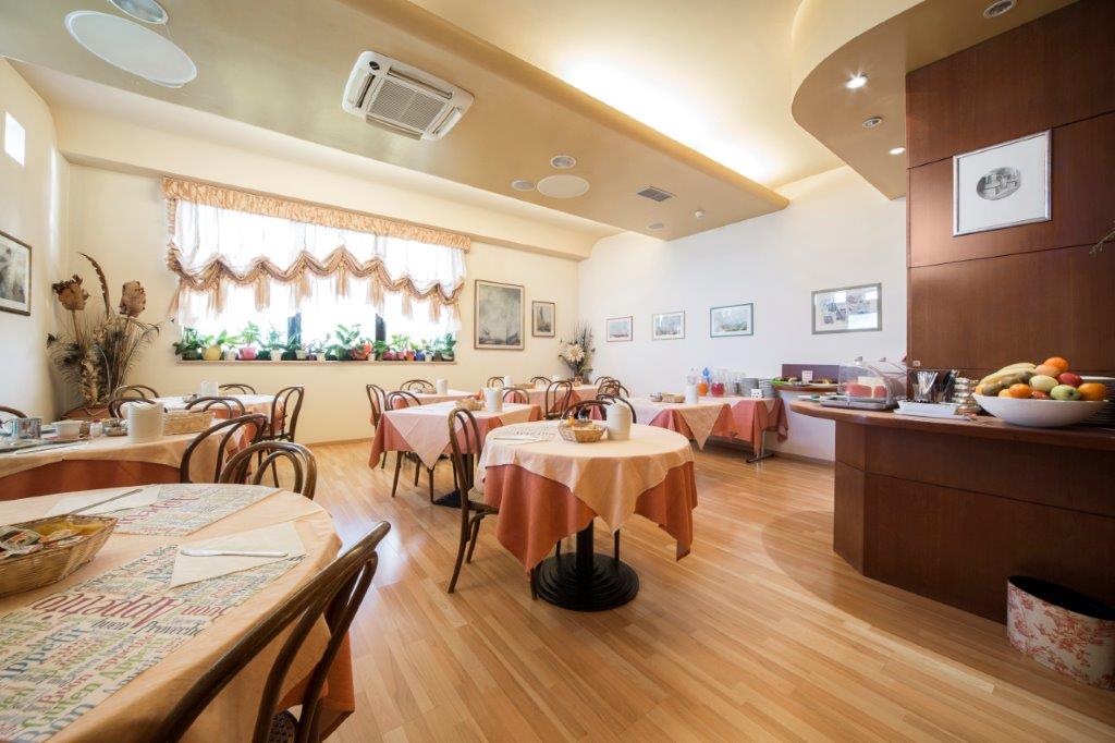 Hotel breakfast hall