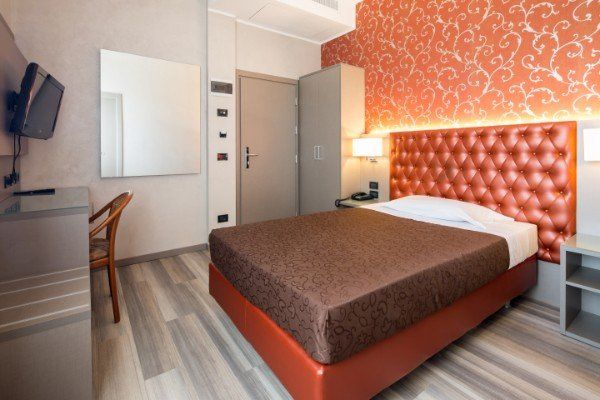 Single room with wood floor