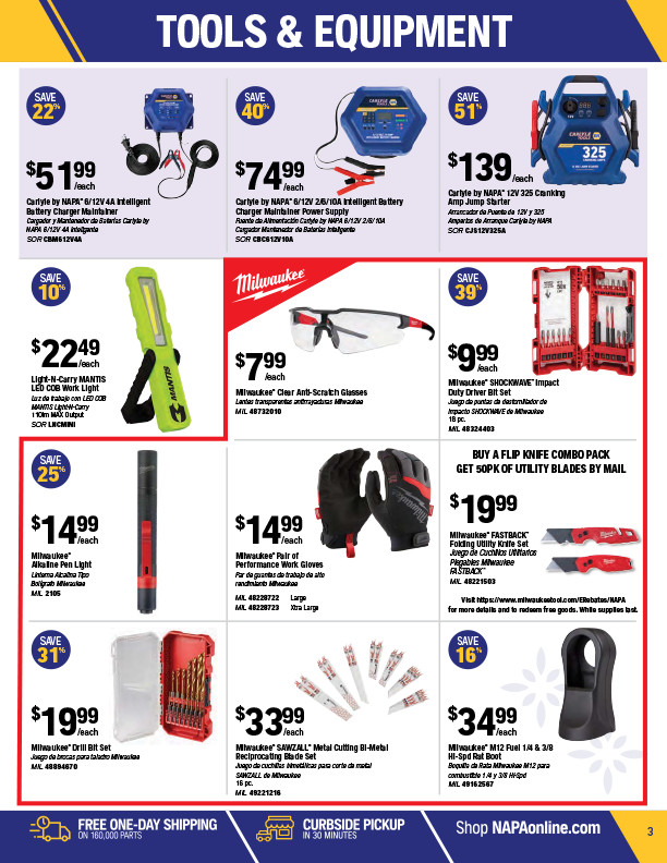 NAPA PARTS STORES West Parts And Supplies Inc. 8 Locations New