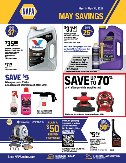 Retail Flyer at West Parts and Supplies Inc.
