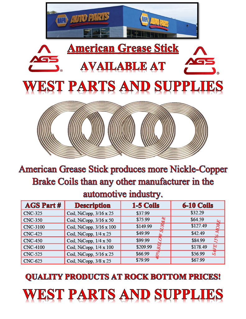 Local Deals at West Parts and Supplies!