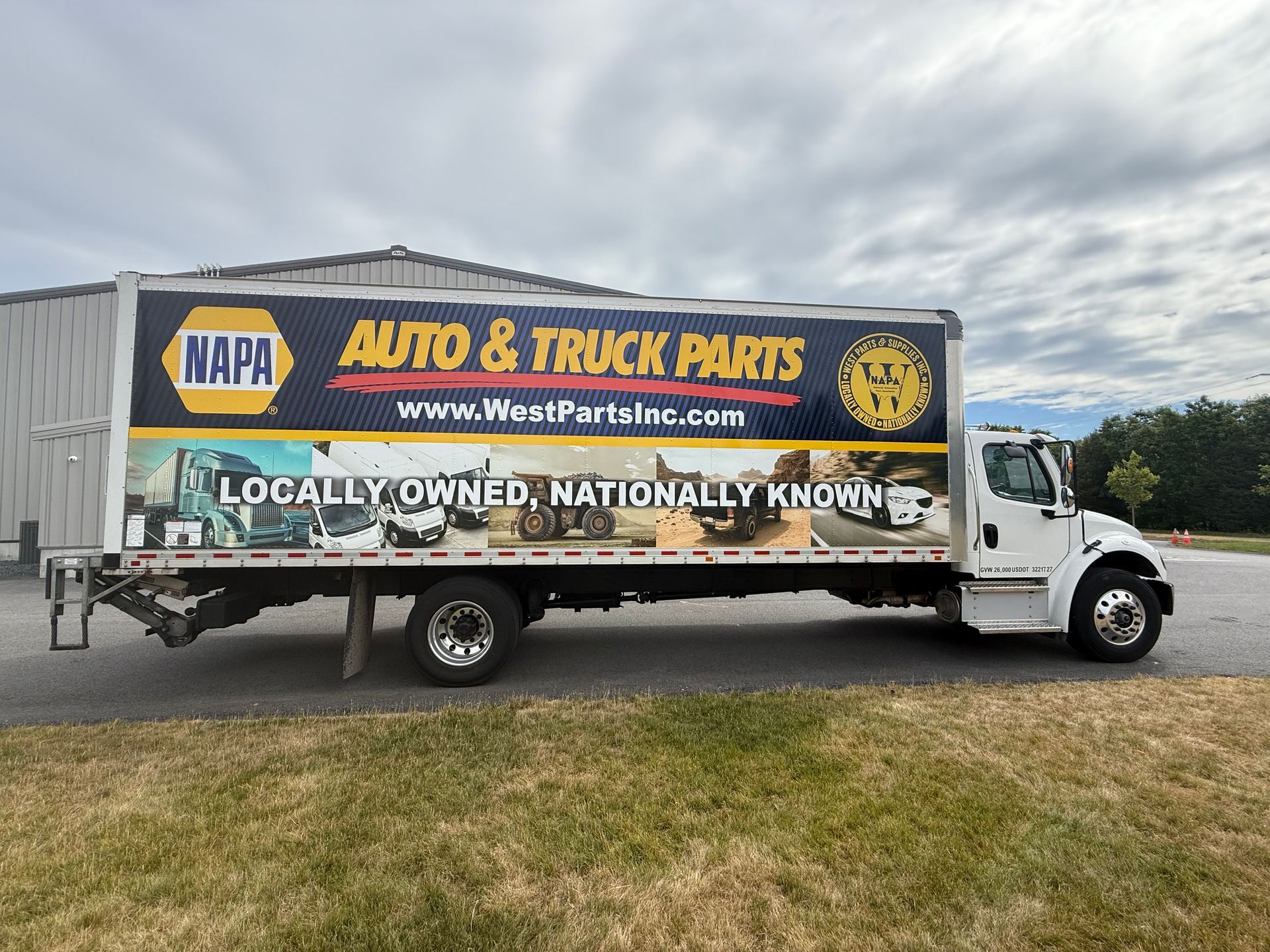 Parts truck at West Parts and Supplies