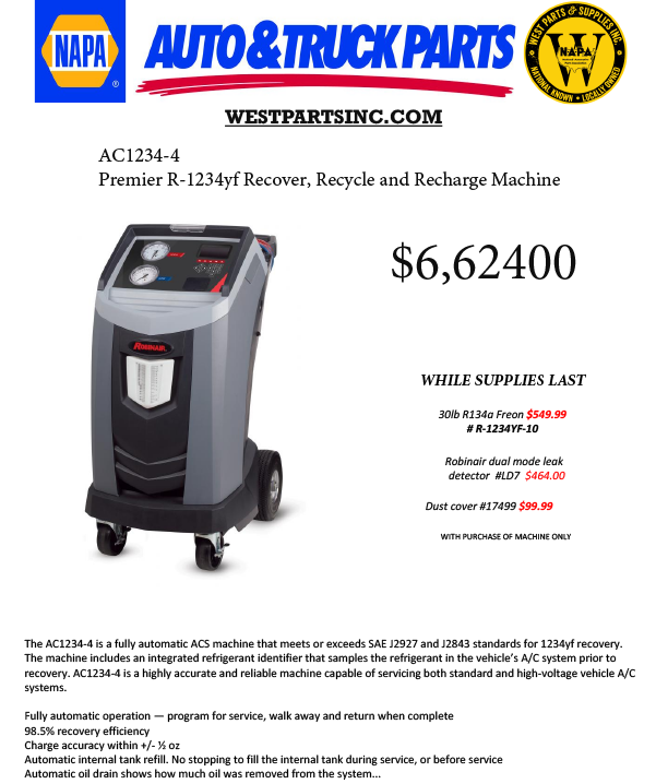 Local Deals at West Parts and Supplies!