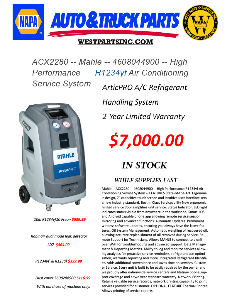 Local Deals at West Parts and Supplies!
