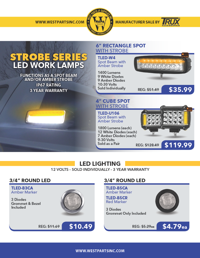 Local Deals at West Parts and Supplies!