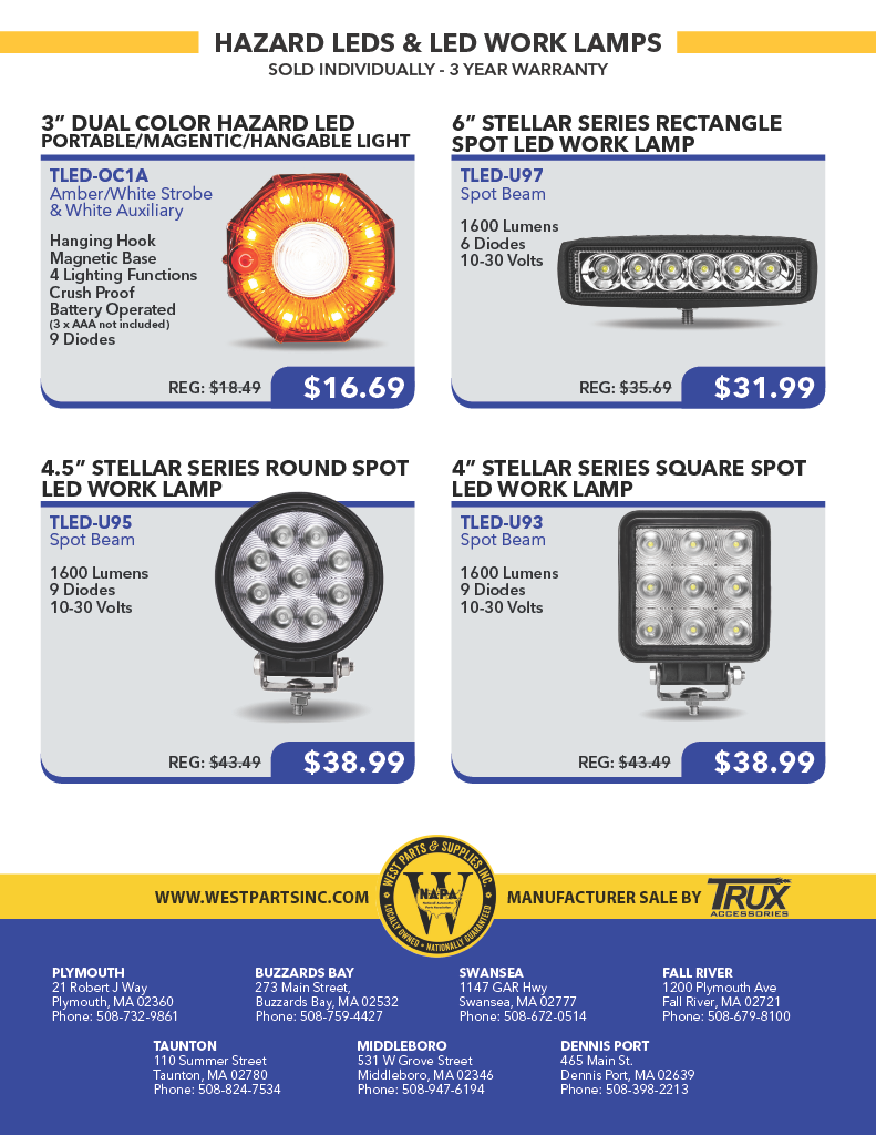 Local Deals at West Parts and Supplies!